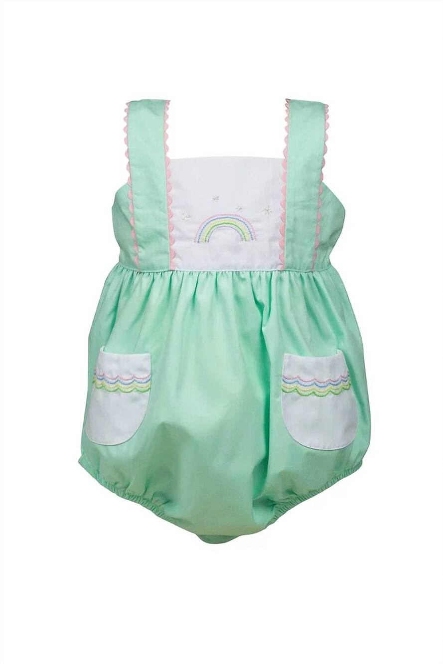 NEW THE PROPER PEONY girl's mariana rainbow bubble in mint